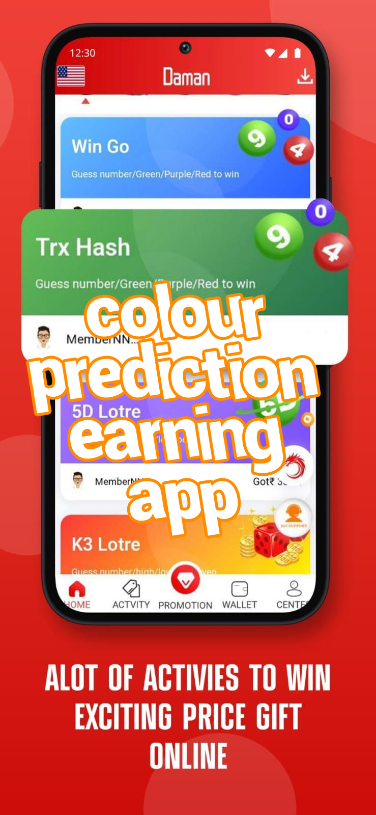 colour prediction earning app Screenshots
